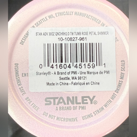 STANLEY NEW FREQUENCY QUENCHER H2.O FLOWSTATE TUMBLER | 30 OZ Rose Petal Shimmer - Picture 10 of 13